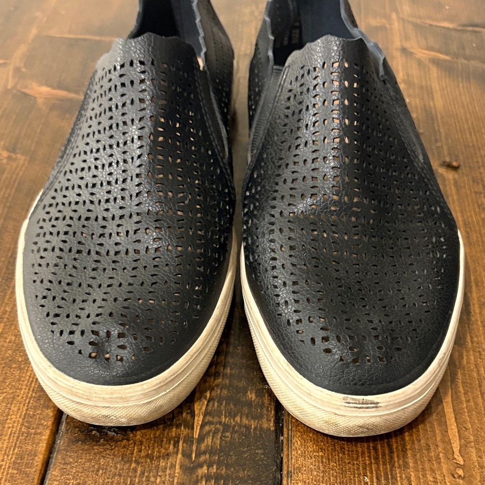 Restricted Black Women's Slip-On Loafers
